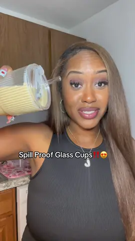 I use them everyday 😍 #homeessentials #glasscupswithstraw #glasscupswithlidandstraw #fyp 