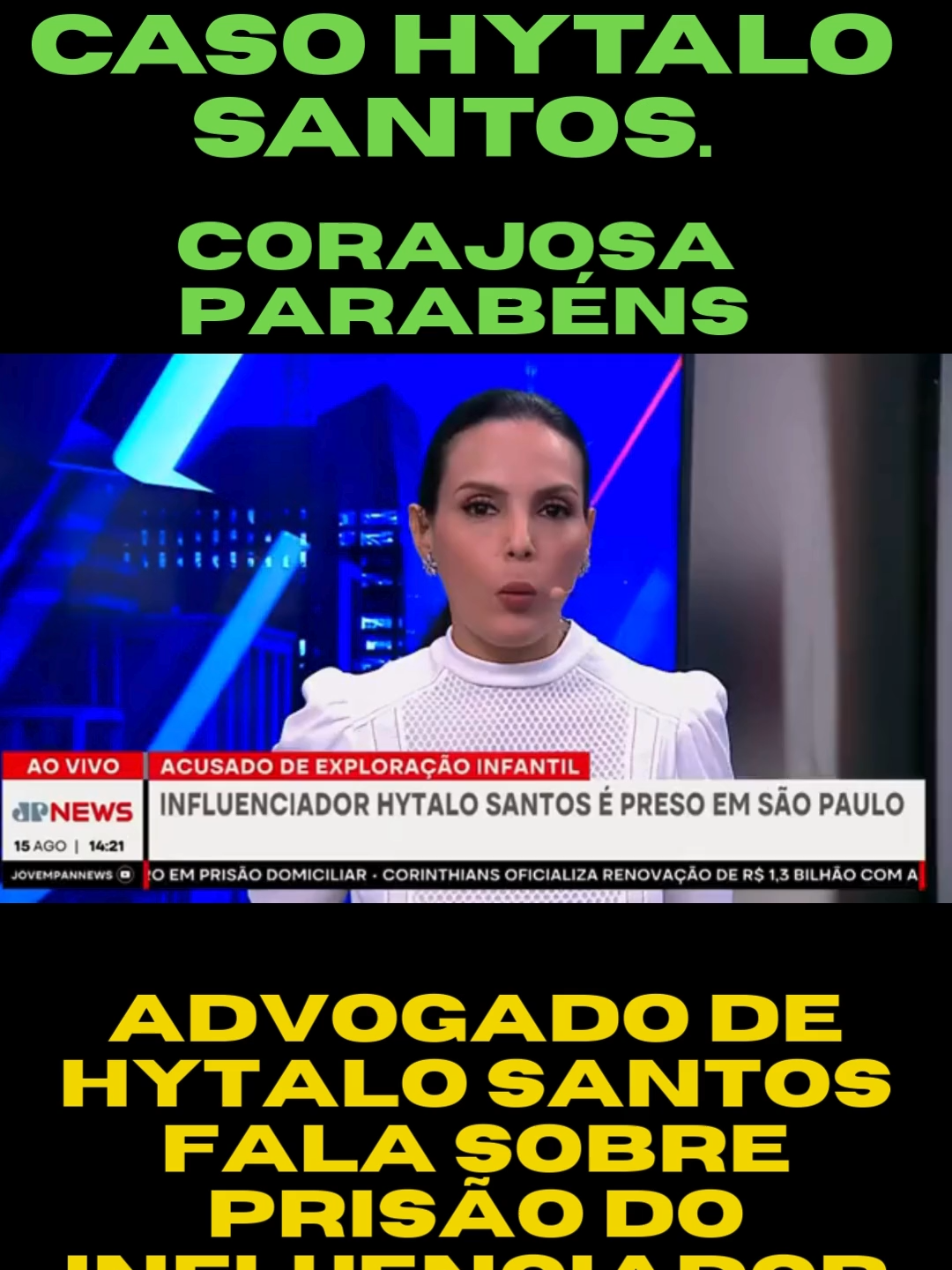 Jornalista Detona Advogado de Hytalo Santos fala sobre prisão do influenciador - Comente e compartilhe gente curta nossa pagina #hytalosantos#adultizacao#exploracaosexual#exploracaoinfantil#traficohumano#exposicaodecriancas#protecaoainfancia#denuncieadultizacao#mpbpb#ministeriopublico#disque100#influenciadorperigoso#justicaparamenores#segurancainfantil#criancasepreservadas#voicesagainstexploitation#fimdaexploracao#protecaojuvenil#semmaisadultizacao#investigacao#adolescentesprotegidos#fimdotraficohumano#direitosdocriaçaoeadolescente#stopchildexploitation#internetsegura#infanciaprotegida#influenciadoresresponsaveis#respeitoaoinfante#crimeinfantil#justicaparacriancas#denunciasegura#protecaoinfantil#menoresprotegidos#esquemasospeitos#acaojudicial#redessociaisresponsaveis #naoadultizacao#fiscalizacao#denuncia#infanciasegura  O influenciador digital Hytalo Santos e o marido dele, Israel Nata Vicente, foram presos preventivamente na desta sexta-feira (15), em uma casa em Carapicuíba, na grande São Paulo. Segundo o Ministério Público, eles são investigados por exploração sexual infantil após a denúncia do influenciador Felca, por meio de um vídeo publicado nas redes sociais. O Tempo Real conversa com o advogado de Hytalo, Sean Kompier Abib.  Reportagem: Misael Mainetti