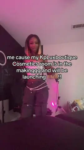 Lmk if yall want to see the room when finished 😍😍 #KayyPrincess #kpluxboutiquecosmetics #kpluxboutique #kplux #luxboutiquecosmetics KpLuxboutique Cosmetics will be launching 🔜; hair (wigs), custom bonnets, custom lash strips/cluster lashes, and lipglosses💄 IG: @ KpLuxboutique_cosmetics | @ Luxboutique_cosmetics 