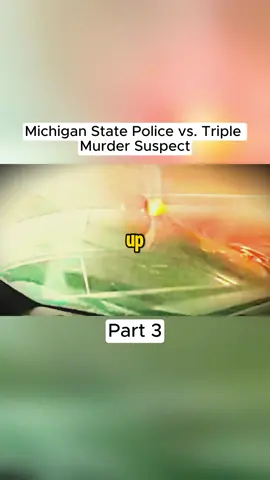 Michigan State Police vs. Triple Murder Suspect#cops #foryou 