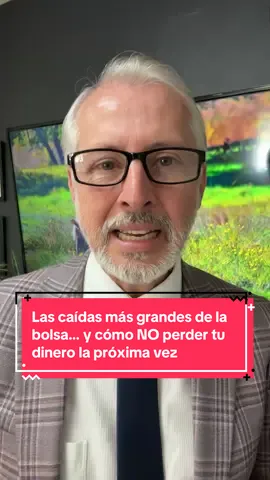 Recuerdas el 2000, 2008 o 2022? La bolsa se desplomó y millones vieron cómo sus ahorros desaparecían en cuestión de meses. En este video te muestro las caídas más grandes de las últimas décadas y cómo podrías proteger tu dinero para que NUNCA más pierda valor… incluso cuando la bolsa se derrumba. 💰 Aprende cómo mover tu dinero a una estrategia segura, con crecimiento garantizado y sin riesgo de pérdidas. Contáctame hoy y protege tus ahorros antes de la próxima caída. #401krollover #anualidadindexada #indexannuity #protegetudinero #jubilaciondigna 