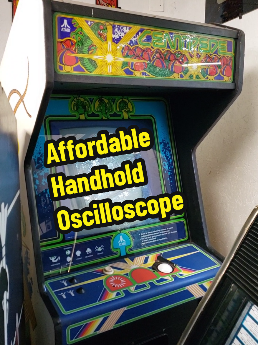 If you need a handheld oscilloscope definitely look into this one #electronics #retro #arcade #oscilloscope #tools 