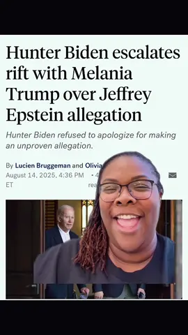 Hunter said yall played in his daddy face for far too long! #news #trump #biden #lawsuit #melania