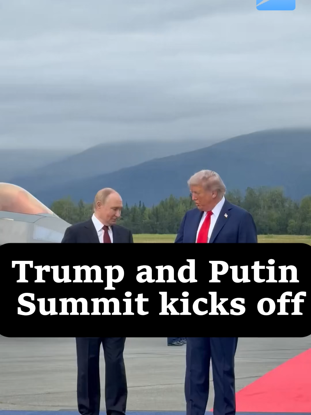 Trump and Putin meet at the US-Russia Summit in Alaska Both are seen smiling while in The Beast #Trump #Putin #Alaska