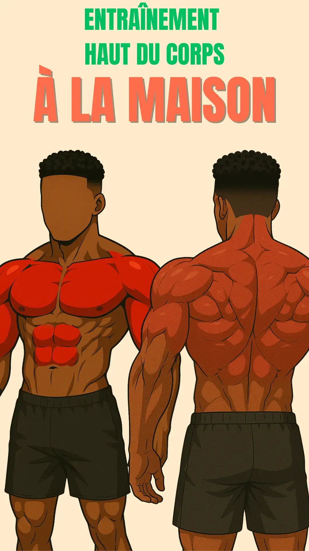 Séance maison pour ton haut du corps 💪 Pompes : 12 reps. Pompes en V : 8 reps. Dips sur banc : 10 reps. Pompes diamant : 8 reps. Toucher d'épaule : 20 reps. 4 séries avec 45 s de repos entre chaque. À toi de jouer 👊 #homeworkout #pushups #calisthenics #Fitness #entraînement