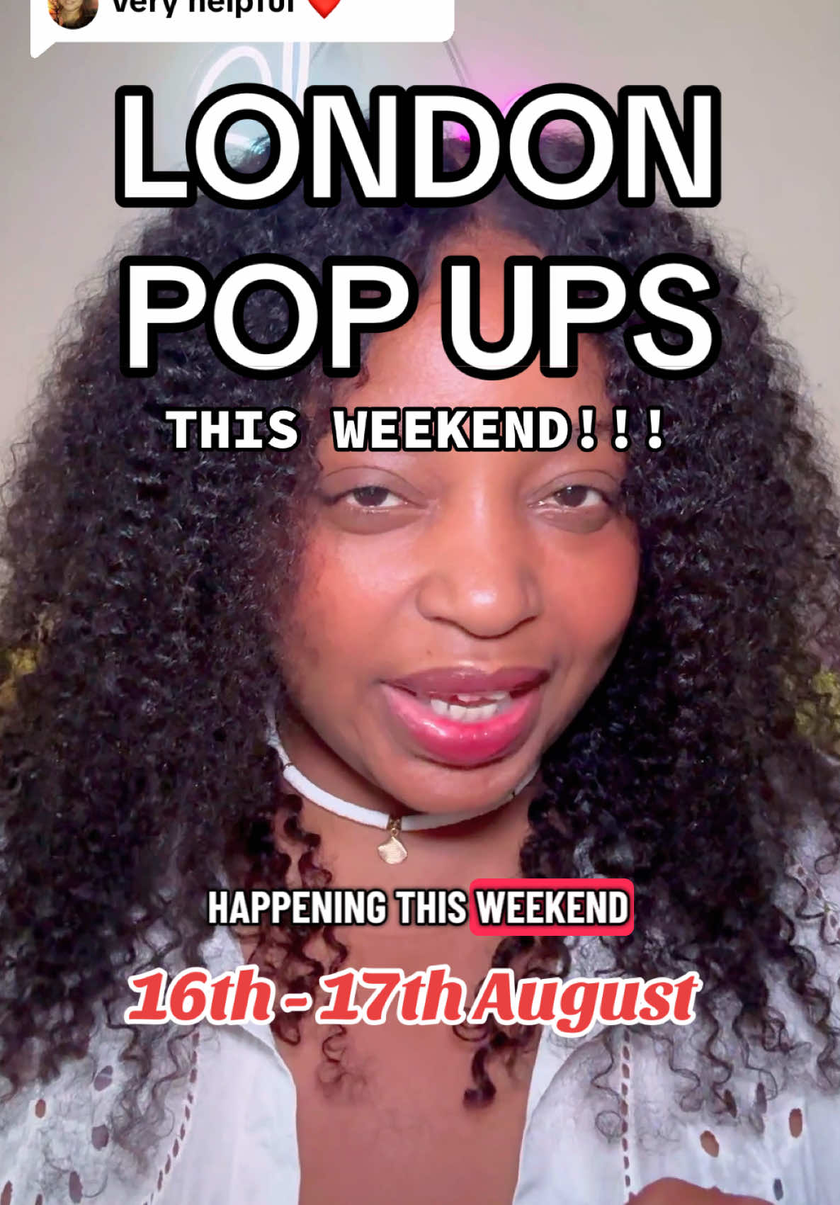 Replying to @Linda Wah Fang Ling London Pop Ups happening THIS WEEKEND! 16th -17th August… DON’T MISS OUT!!!  Hourglass Pop Up  📍Selfridges, Bond Street, London Dates: Until 28th August  Times: 10am - 10pm @Hourglass Cosmetics @Selfridges  Hey Tea’s buy I get 1 free Matcha! 📍All Hey Tea Stores  Date: 16th August  Times: Store opening times  @heytea.uk  7UP Pink Pop up 📍 Kings Criss Square, London  Dates: 16th - 17th August 2025  @7UP UK  Murad Pop Up 📍John Lewis, Oxford Street, London  Dates: Until 24th August Times: Store opening times  @Murad Skincare  Vitamasques x Artisan Brew Pop Up  Dates: 15th - 17th August  📍Artisan Brew Cafe, Chancery lane Times: 8am - 7pm @Vitamasques UK @Vitamasques US @artisanbrewcafe  City Chic Jewelry Pop up 📍 Bloomsyard, Marble Arch, 40 Bryanston St Date: 16th August  Time: *Tickets totally sold out! But walkins will be welcome but please come after 12pm! @city_chic_lifestyle  DAISY x FREE PEOPLE POP UP 📍 The Souvenir Cart, Free People, 27 Hampstead High St, London  DATE: 16TH AUGUST Times: 12-4 PM @Free People  ROSIE POP-UP STORE 📍4 Flitcroft Street, London WC2H 8DJ Dates: 9 August - 18 August 2025 Times: 11:00 AM - 7:00PM @ROSÉ  Goodlids & Friends Pop-Up 📍159 Bethnal Grn Rd, Shoreditch E2 7DG Dates: 8th - 17th August Slip Silk Pillowcase Pop Up 📍Selfridges, Bond Street, London Dates: Until 17th August  Times: 10am - 10pm @Slip Silk Pillowcase  Elemis Pop Up  📍Selfridges, Bond Street, London Dates: Until 17th August  Times: 10am - 10pm @ELEMIS UKI   Enjoy & Follow for more London Pop ups x #l#londonpopupp#popuplondone#eventsinlondonp#popupsthisweekend  