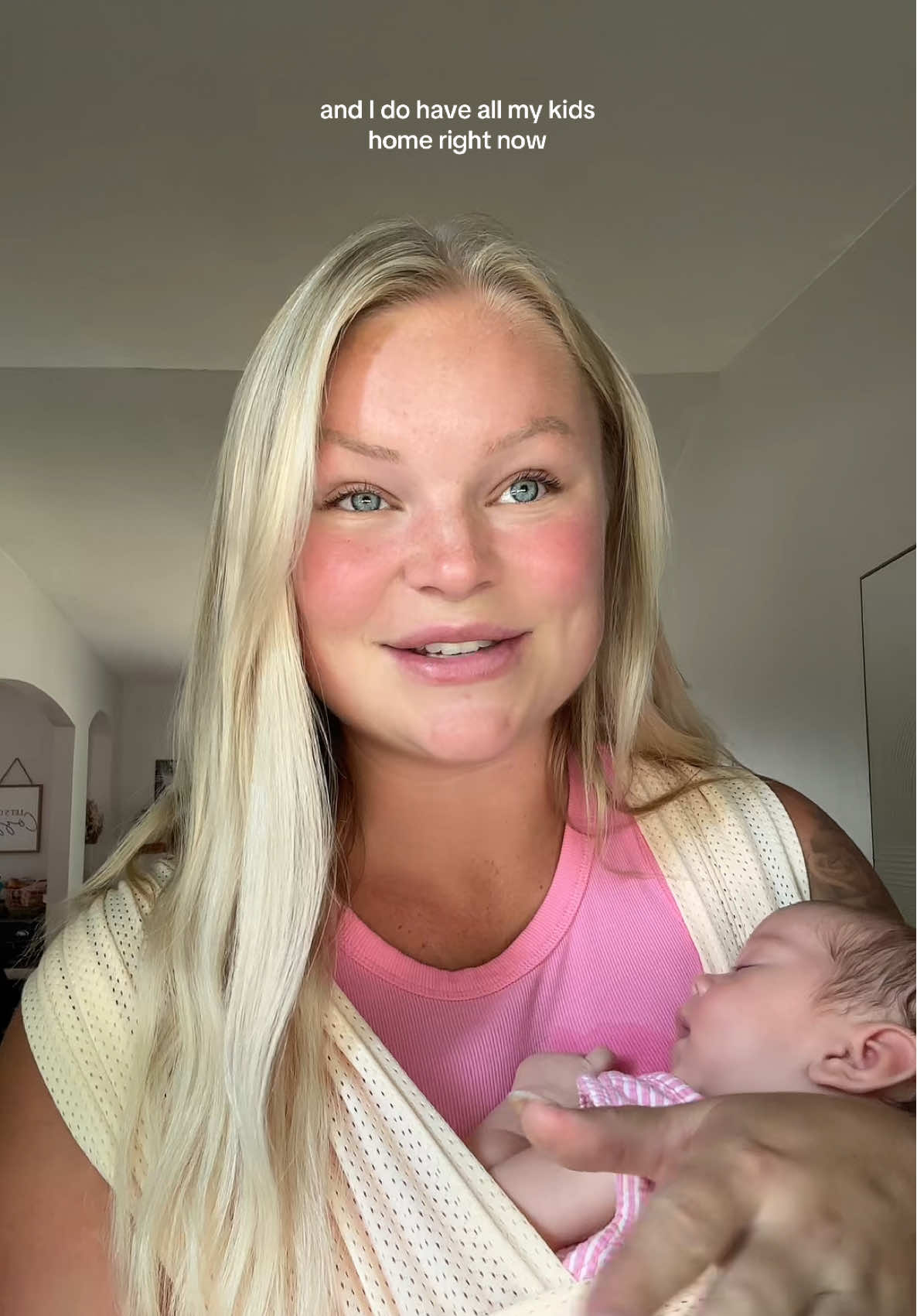 You can be the most thankful mama  but also tired mama at the same time 🤍  #sahm#postpartum#tired#momlife#sahmlife  