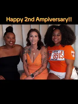 Happy 2nd Ampiversary to me! Thank you @Tiffany Barr @Dajah_sole’ for making the night amazing! #ampiversary #girlpower 