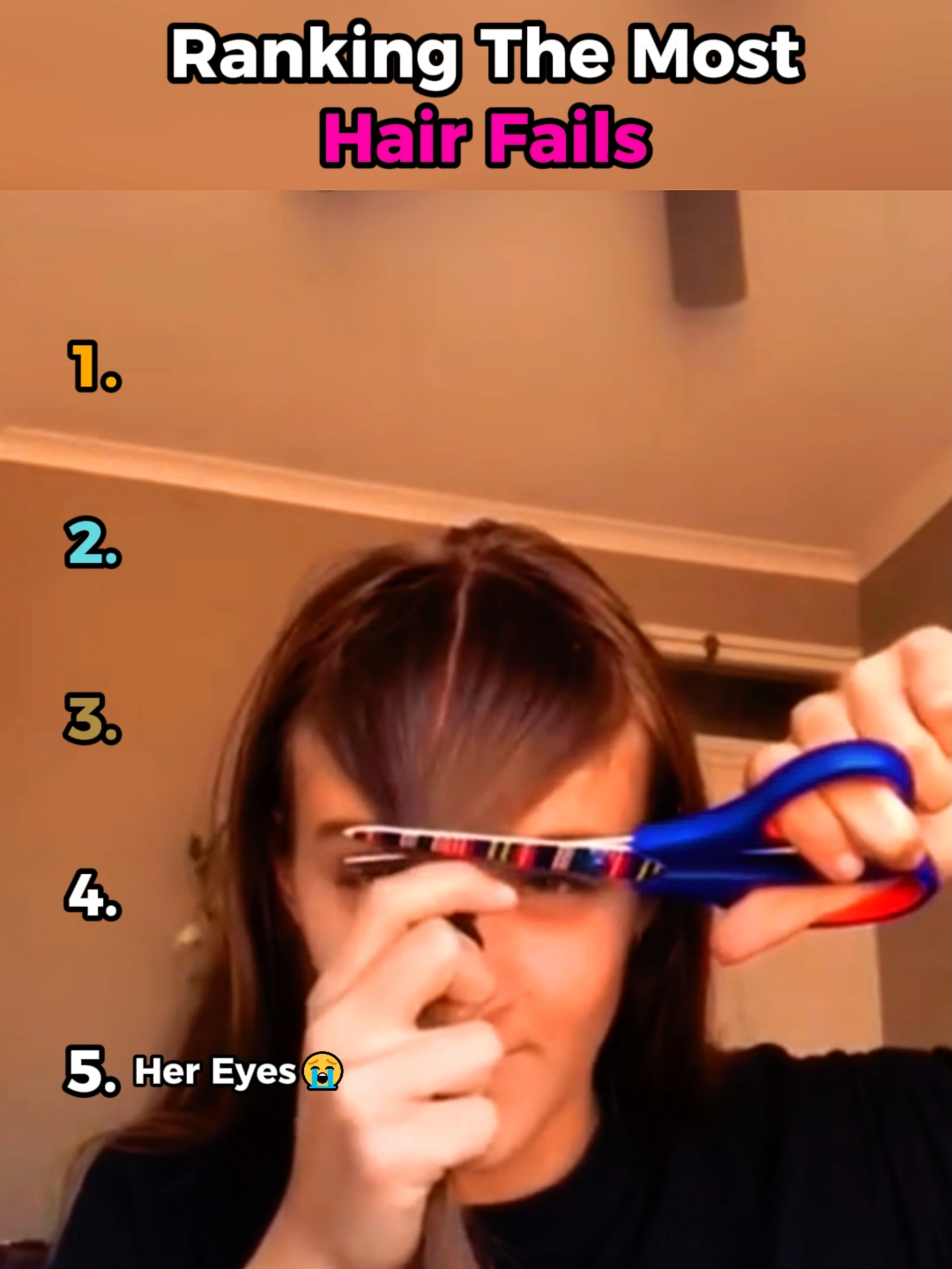 Ranking The Best Hair Fails #hair #hairtok #fail