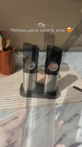 Molinos modernos de sal y pimienta #Grinder #saltpepper #rechargeable #stainlesssteel #modern 