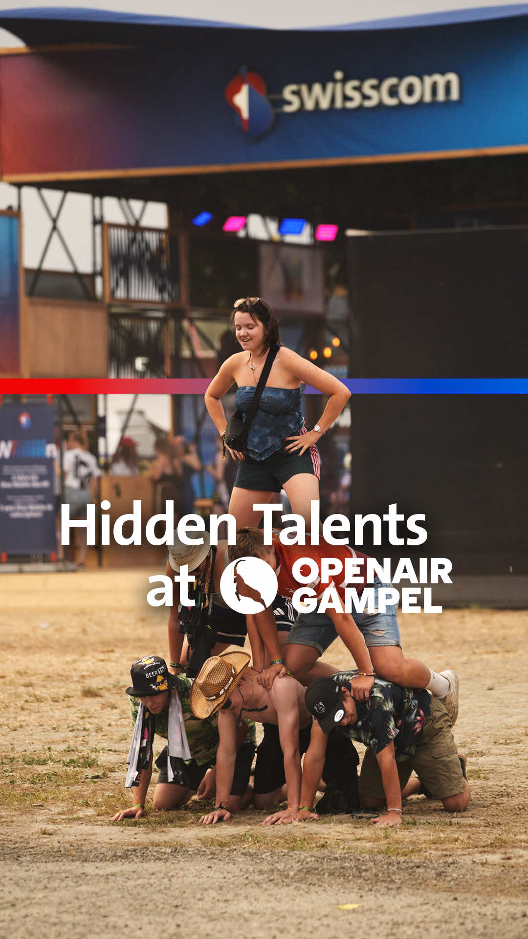 We asked for your best hidden talents at @Openair Gampel.  And you, what skills are hiding in you? 🤓  #swisscom #music #openairgampel 