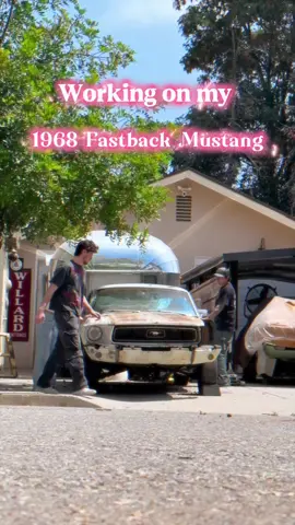Transmission may be next! 🔧 Would you trust your classic at a hidden shop like I did? 🧰  #cargirl #classiccars #fyp #cartok #mustang 