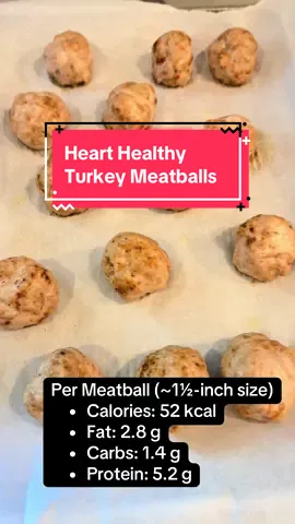 Lean, juicy, & kid-approved 💪🍴 These aren’t just turkey meatballs—they’re pharmaesthetic fuel for body + soul. Per Meatball (~1½-inch size) 	•	Calories: 52 kcal 	•	Fat: 2.8 g 	•	Carbs: 1.4 g 	•	Protein: 5.2 g  #HealthyComfortFood #Pharmaesthetic