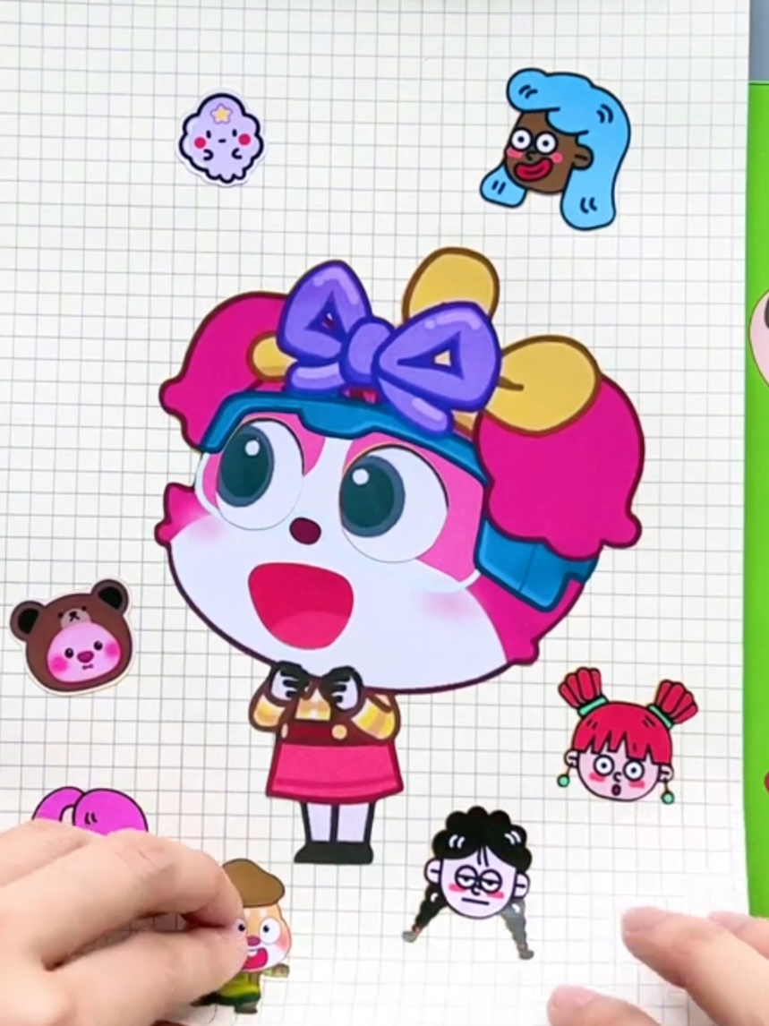 🌈 Sticker ASMR - Sheriff Labrador Decorating Sticker Book #sherifflabrador #stickerbook #DIY #unfreezemyaccount #papercraft 
