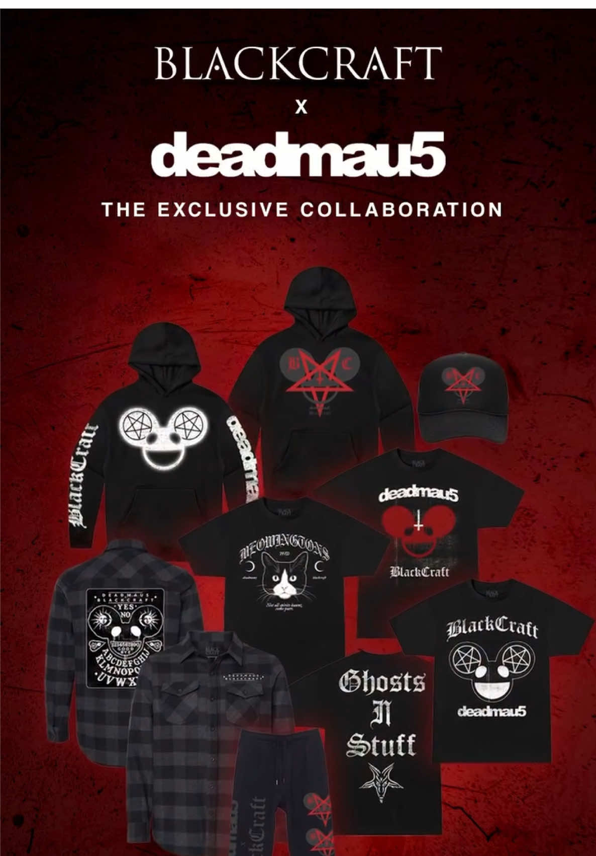 Deadmau5 x Blackcraft Cult, the new collection is available now! #blackcraftcult #deadmau5 
