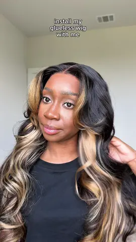 Butterscotch Highlights Brown Loose Wave 24 inch 🔗 in bio.  @unice_amazonstore @uniceamazon 💛 #wiginstall #gluelesswig #uniceamazon #unicehair #grwm 