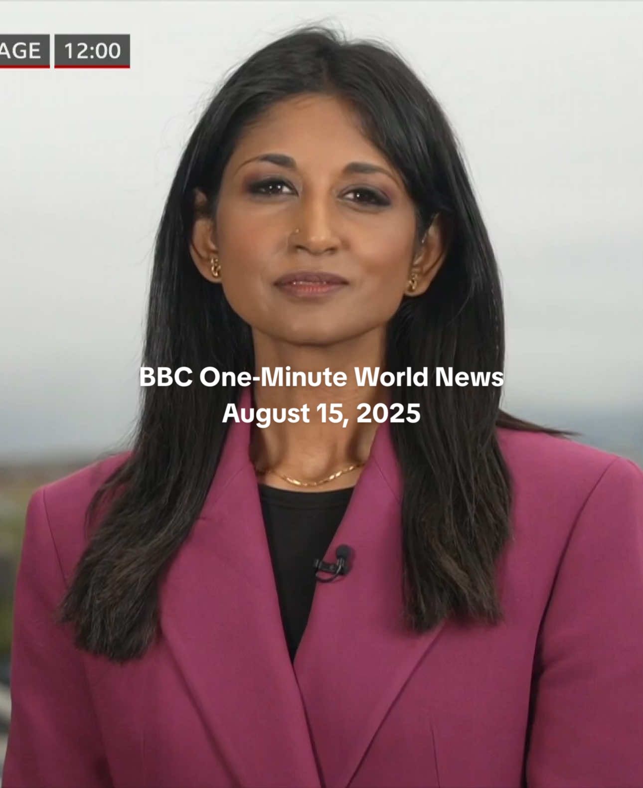 BBC One-Minute World News  August 15, 2025 #news#world#english@BBC News 