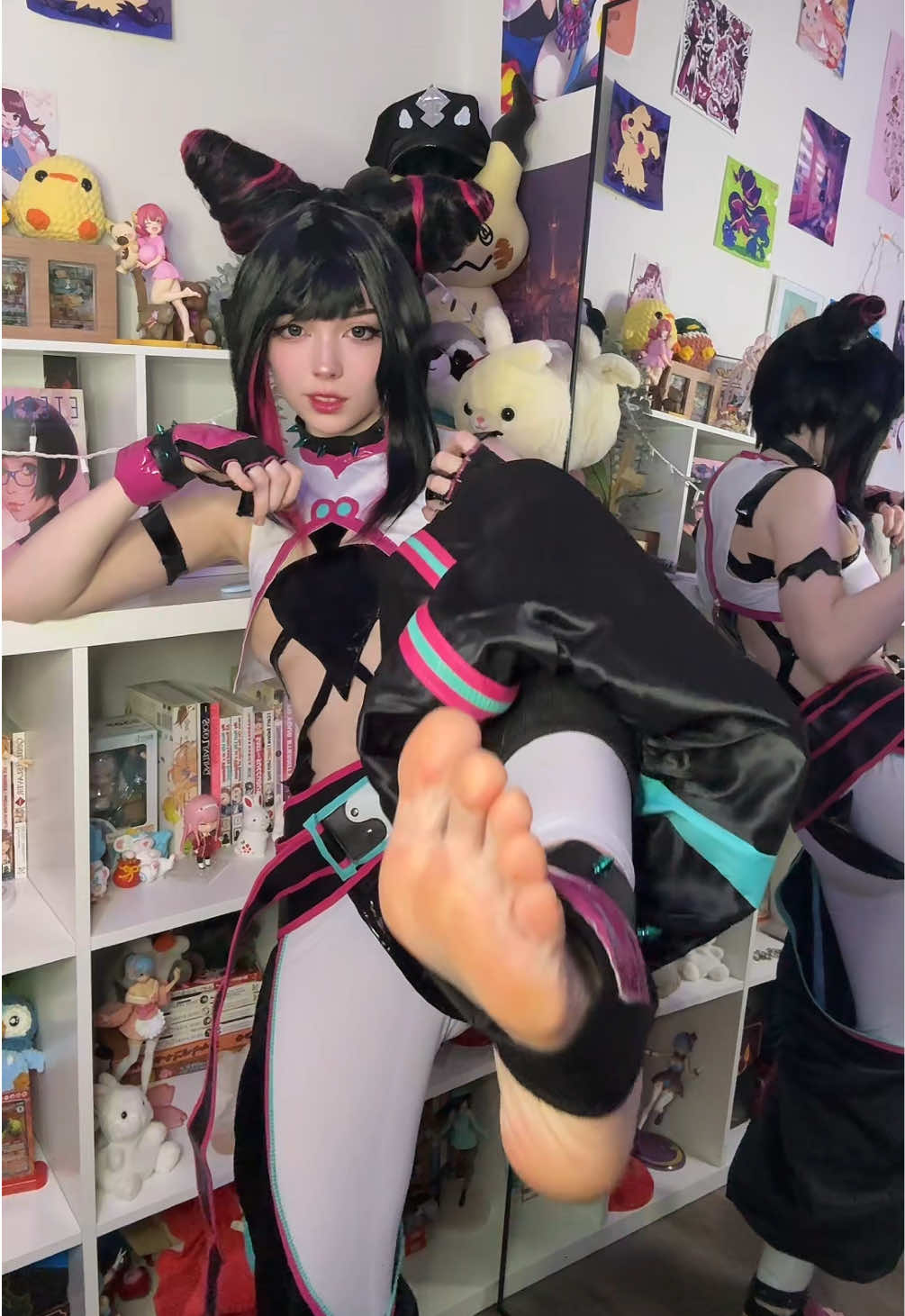 I love Juri thank you @miccostumes for giving me this opportunity ^-^ #streetfighter #streetfightercosplay #juricosplay #juristreetfighter #miccostumes