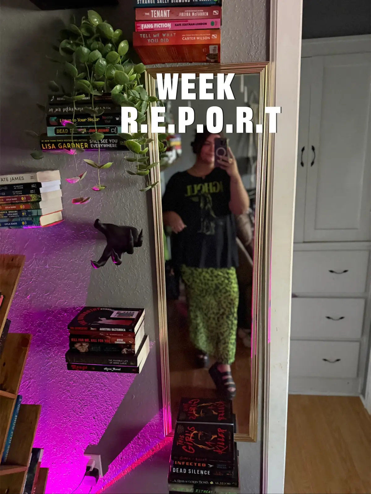 the last 2 weeks have actually been a nightmare and I apologize if it’s shown in my content. last week our AC and plumbing went out, it was hot and smelly 😩 sunday a family member passed (I posted a vlog 2 weeks ago about the kids and I going to michael’s to get yarn for me to make her a blanket and the kids to make her crafts for a “we’re thinking of you” package. unfortunately it was all set to be shipped monday and she passed sunday.), another family members health has been rocky, our wifi was out for 2 days (not a big deal but just enough to be annoying), 2 days ago my youngest was jumping around and she fell. splitting her ear open and as i’m rushing her to the ER I hit a curb and scratch my rim. my eye is twitching. I have pissed someone off 😩 anyways. if you made it this far thanks for listening. lean in for your forehead smooch 💋 love ya bye. #weekrecap #weekreport #recap #sahm #bookish 
