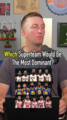 WHICH SUPER TEAM WOULD BE THE MOST DOMINANT? Do You Agree? #fyp #NBA #basketball #goat #game    