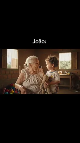Quero ficar aqui vovó! 😅 #inteligenciaartificial #videosengracados #criança #googleveo3 #fofo 