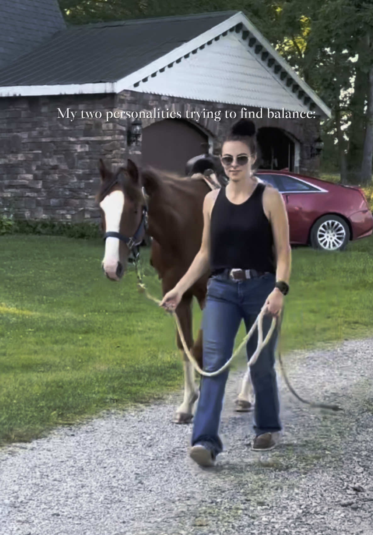 Horse girl V Gym girl is crazy #fypシ #fyp 