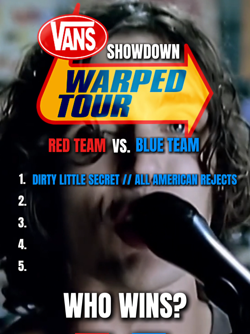 The pit is open 🤘 Red Team vs Blue Team. Who’s getting your vote? #vanswarpedtour #warpedtour #emo #emotok #fyp 