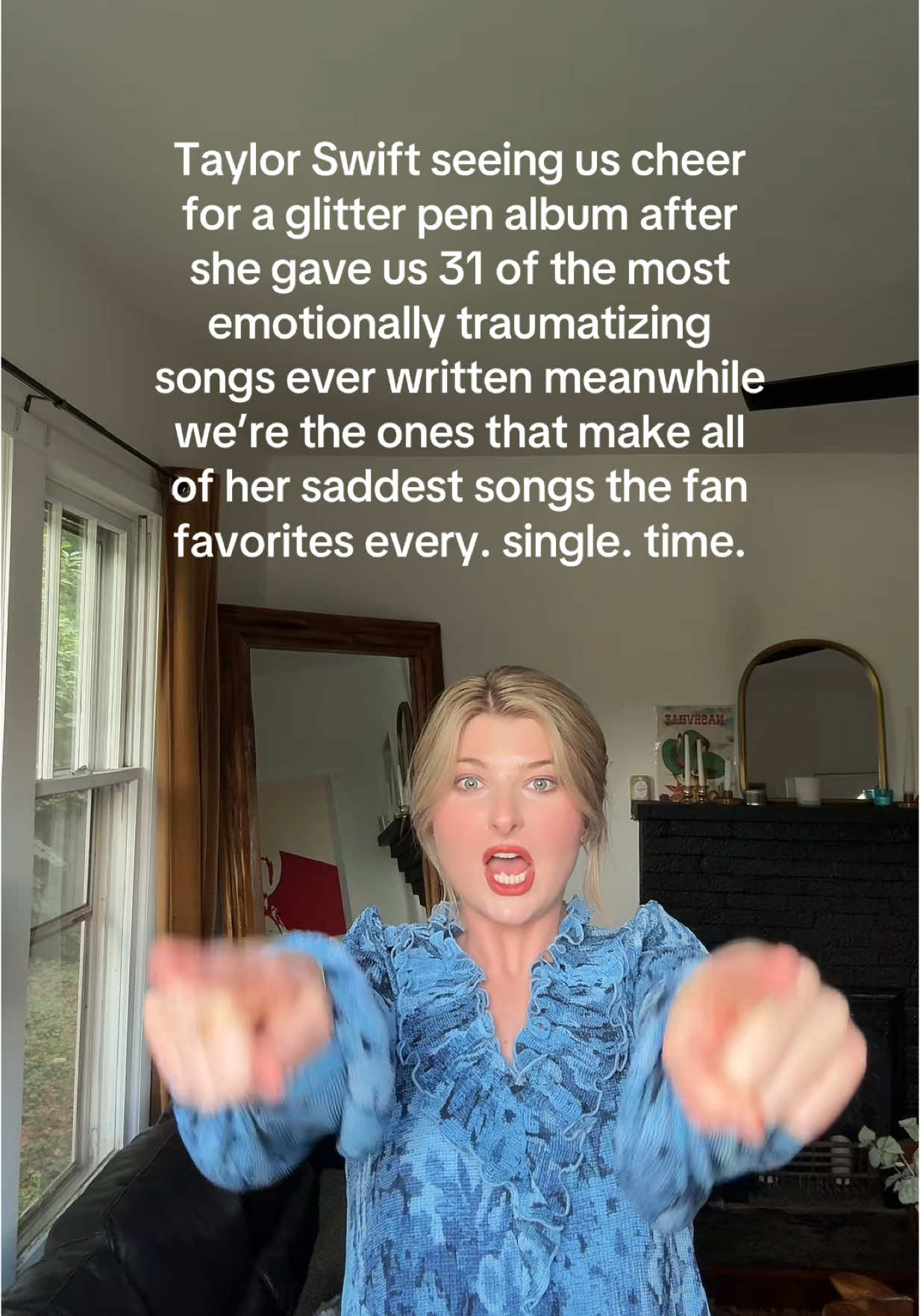 She said here, damn. #taylorswift #ts12 #thelifeofashowgirl #swifties 
