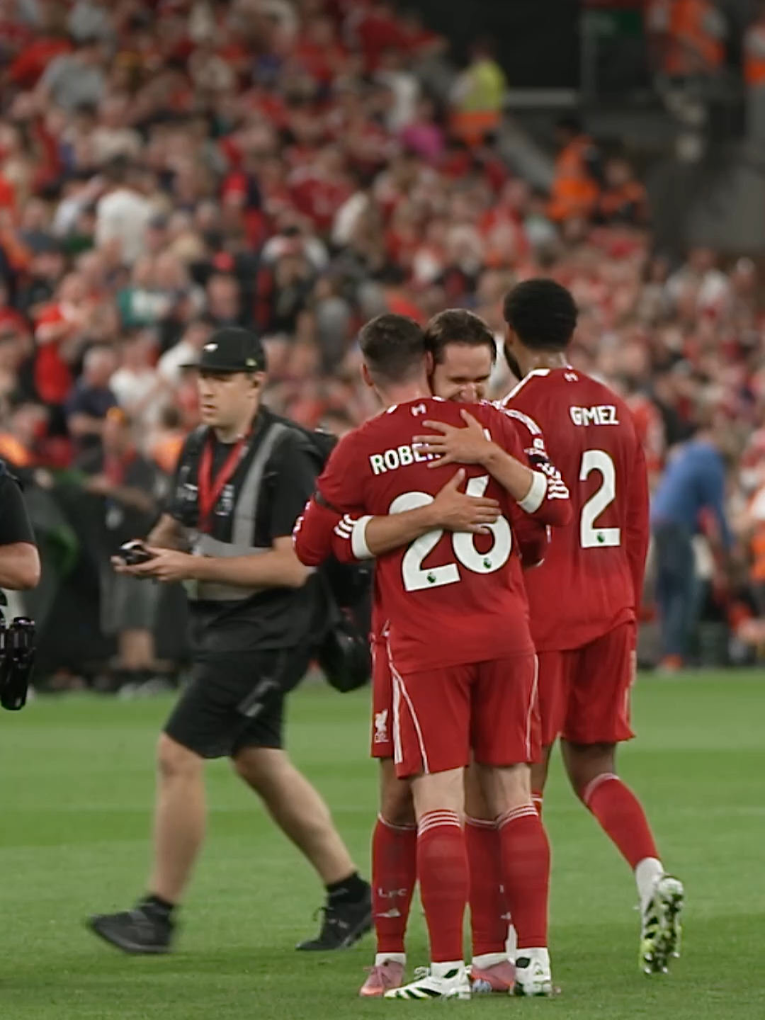 Full-time at Anfield ✊ #PremierLeague #Anfield #LiverpoolFC