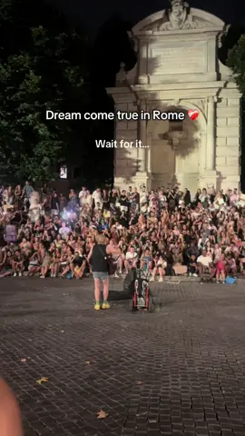 📍piazza trilussa, Rome at 9pm #rome #italy #eurosummer #saraperchetiamo #foryou 