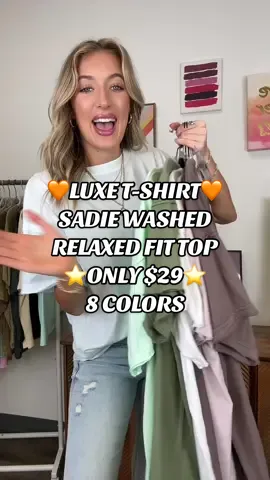 The definition of laid-back luxury 🤎 Sadie delivers all-day comfort with an effortlessly undone edge — and comes in colors you’ll want to collect. ☁️ Breathable 100% cotton that gets softer with every wear 🎨 Washed finish for that love-it-forever fade 🩵 Relaxed fit with casual dropped shoulders 🔄 Perfect for layering, lounging, and living in #madisonandmallory #effortlessstyle #cottontee #wearonrepeat #softcottonstyle #versatilestyle #slouchyfit #closetfavorite #everydayoutfits #backinstock
