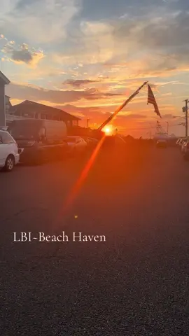 Stunning #sunset #beachhaven #lbi #birdandbettys #datenight 