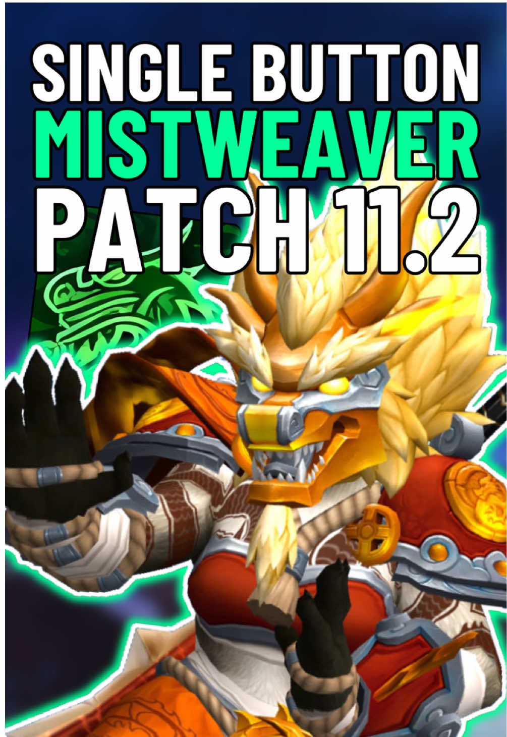 Healing Mythic+ With ONE Button?! 🥋 In WoW Patch 11.2, Mistweaver Monk is the only healer that can fully use the new Single-Button Assistant, yes, you can heal dungeons and raids with just one key! 😱 This 2-min preview shows the build and why it’s so fun. Watch the full 30-min guide on YouTube for talents, rotation tips, and gear advice 🔗 Link in bio #worldofwarcraft #warcraft #thewarwithin #warwithin #mmo 