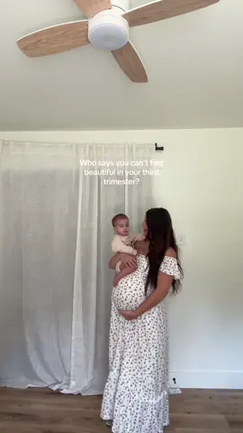 Yes, I’m in my third trimester. No, I’m not giving up on feeling cute for the sake of my mental health . And a little can go a long way. #sahm #momtok #fyp #sahmtok #SelfCare