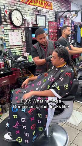 They be doing everything but cutting hair 😭🇩🇴💈 #fyp #relatable #dominican #barbershop #bachata #funny #truestory #thecoolestaccident #_vlonejon #pov #dancing #beer #viral #worldlatinstar #hispanics #spanish 