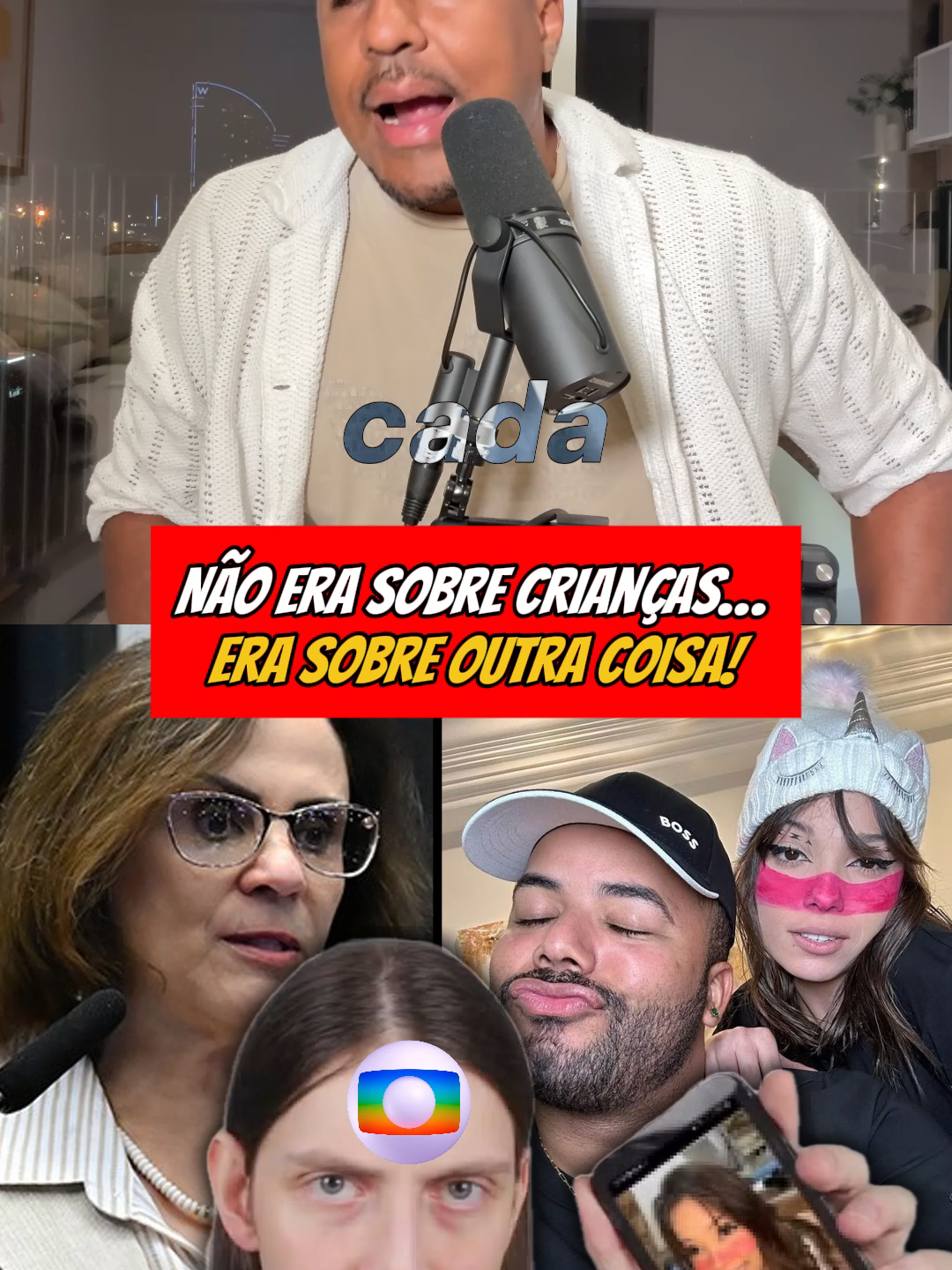 Felca nunca se importou com a proteção das crianças? #raiam #raiamsantos #hytalosantos #felca #adultização #globo