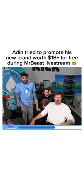 Adin tried to promote his new brand “Breath Death” on Mrbeast livestream 😭👀 #clippers #streamer #mrbeast #adinross 