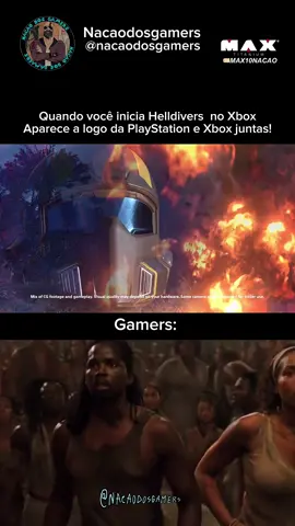 Estamos vendo a história 😮‍💨 dia 26 de agosto tem helldivers para Xbox e gears of war reloaded para PlayStation 🤝 . 🏷️cupom: MAX10NACAO  na @maxtitaniumsuplementos tenha 10% de desconto!💪 #maxmeleva #videogames #ps4brasil #playstation #xbox         . @nacaodosgamers 