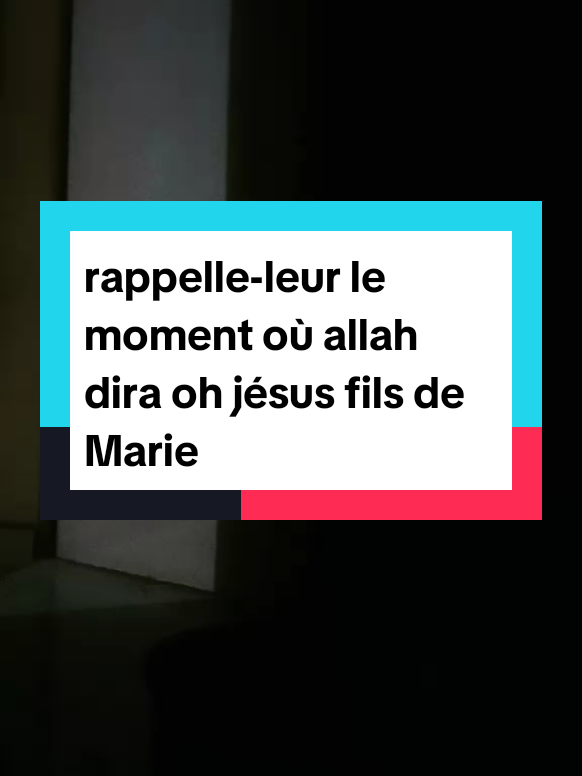 Sourate 5  rappelle-leur le moment où allah dira oh jésus fils de marie est-ce toi qui a dit aux gens prenez-moi ainsi que ma mère pour deux divinités en dehors d'allah ? Issa aleysalam dit Jésus Christ fils de Mariam dite Marie Il dira :  gloire et pureté à toi si je l'avais dit il ne m'appartient pas de déclarer ce que je n'ai pas le droit de dire tu l'aurais su certes tu sais ce qu'il y a en moi #coranenfrançais #chretien  #christmas  #viralvideo #creatorsearchinsights 