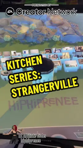 #EAPartner Kitchen Series: Strangerville #simtok #simsbuild #simskitchen 