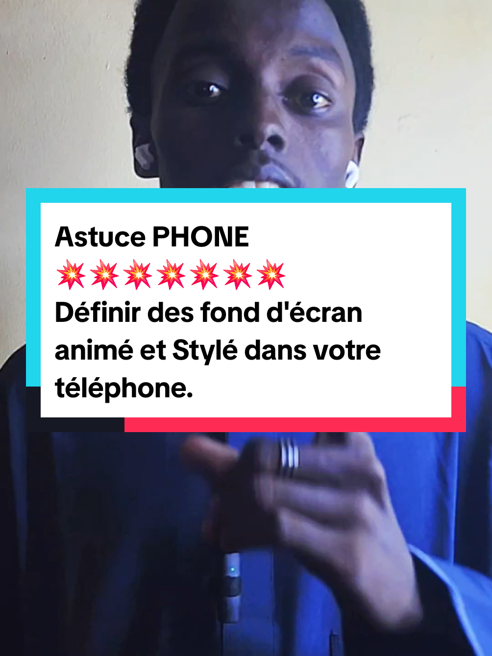 Appliquer des fond d'écran animé et Stylé avec SSME #tchadienne #fond #smartphone #tutorial #ecran 