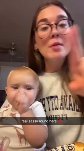 Babies with attitude 😂 #funnyvideos #laughter #babiesoftiktok 