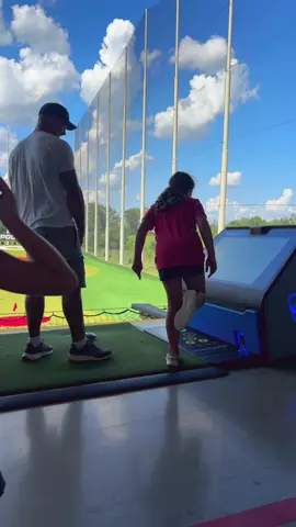 We had a blast at top golf!