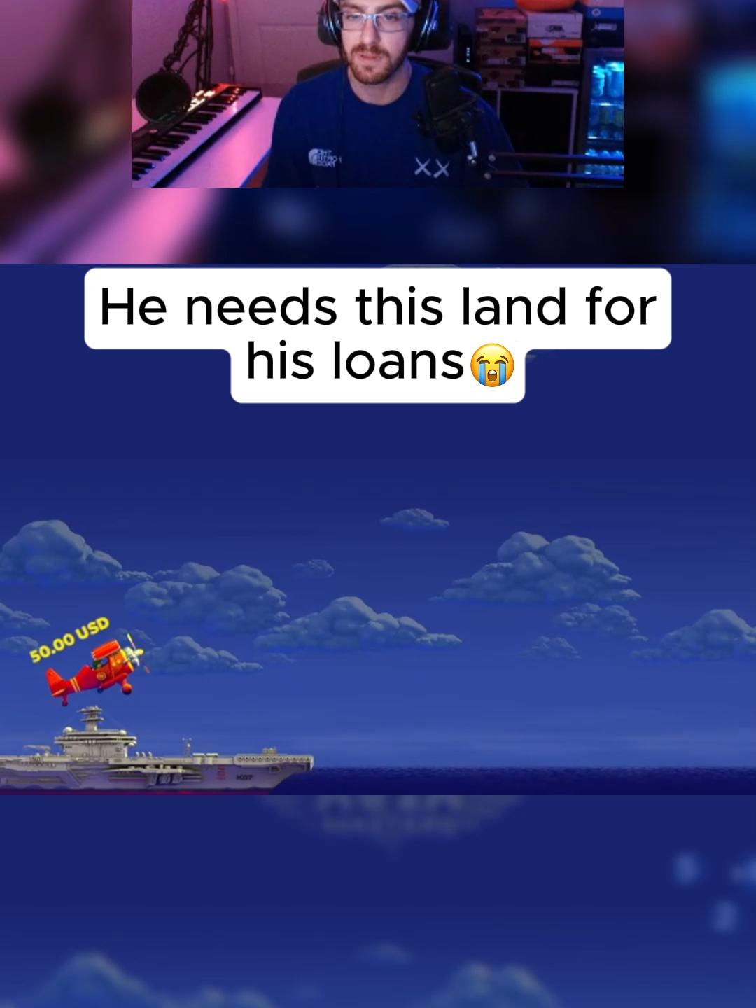 Bro got loans to pay #planegame #aviamasters #kickstreaming