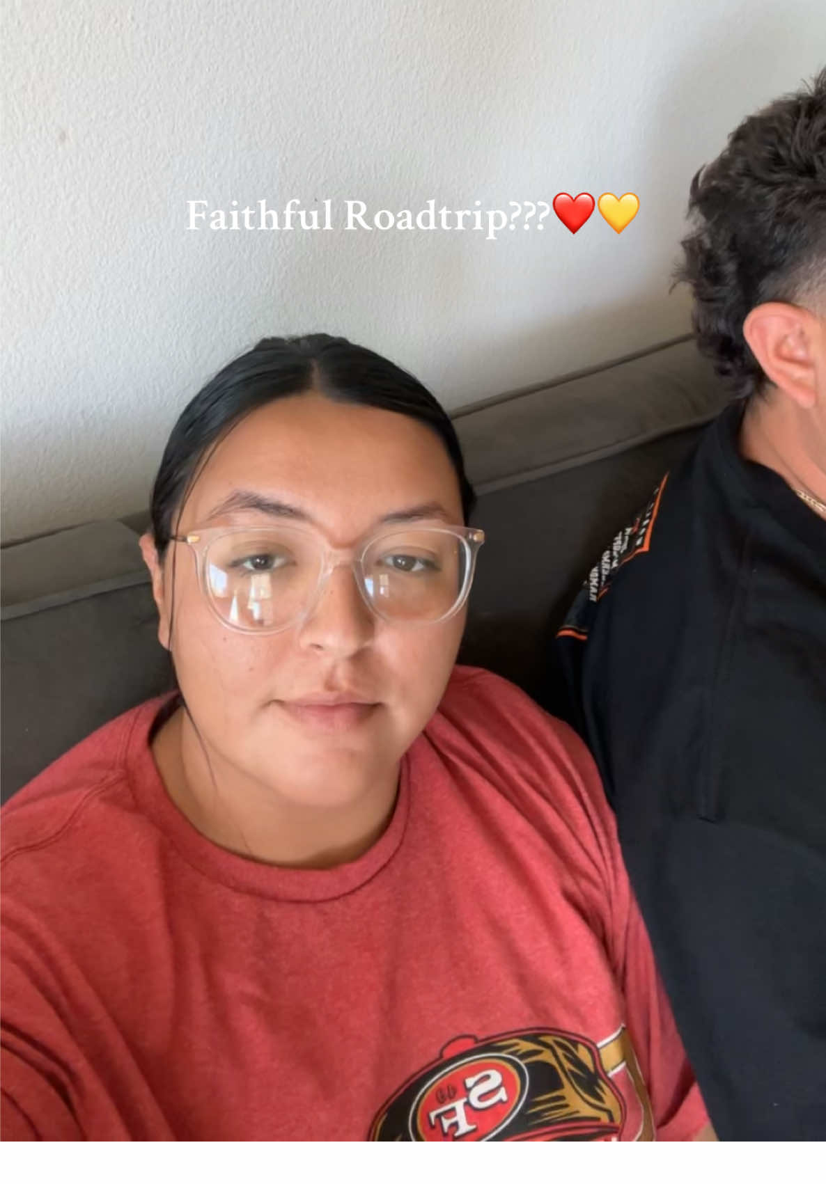 I meannnnn why not🤷🏽‍♀️❤️💛  #49ers #NinersNation #FaithfulToTheBay #Roadtrip #NFL  @San Francisco 49ers 