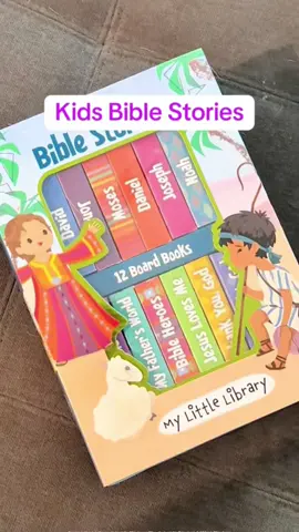 Kids Bible stories! Easy to read and under for all ages 🫶 #bible #biblestudy #kidsbooks #kidsbible #kidsgifts 