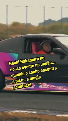 Existem momentos na vida que parecem saídos de um sonho… e esse foi um deles.  Na pista lendária de Meihan Sportsland, no Japão, vimos Naoki Nakamura acelerando no nosso evento.  Brasileiros, japoneses e pilotos de várias partes do mundo, todos dividindo o mesmo asfalto, a mesma paixão.  Ver essa mistura acontecendo diante dos nossos olhos é surreal. É a prova de que acreditar, trabalhar e nunca desistir transforma sonhos em realidade.  E a nossa equipe? É simplesmente foda! Obrigado a todos que fizeram parte desse dia, foram muitos e somos gratos 👊🏼👊🏼 @180SX MURAI 
