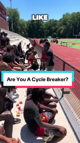 Are you a cycle breaker??? #breakthecycle #football #youth #hope #family 