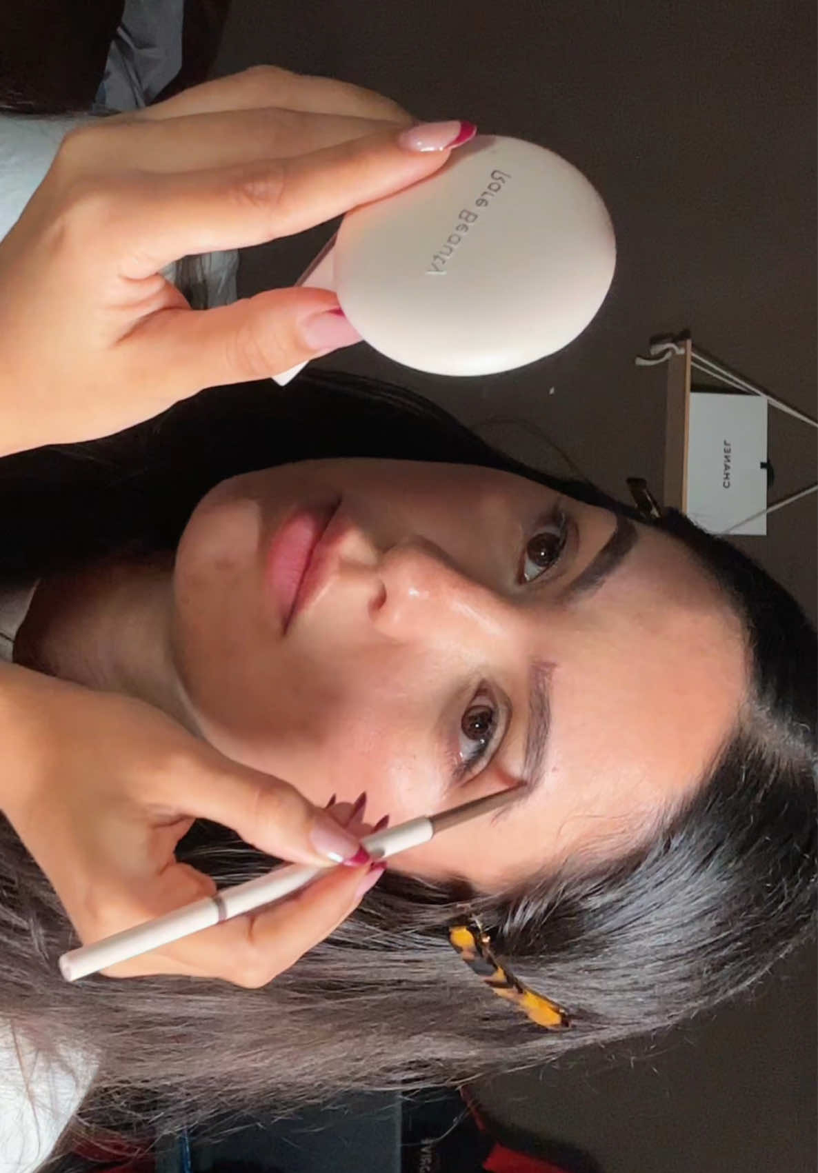 gifted by Rare Beauty | en la búsqueda de cejas perfectas, por fin estamos probando el famoso gel de Selena💞, y no decepcionó!!  @sephora @Rare Beauty #sephora #rarebeauty