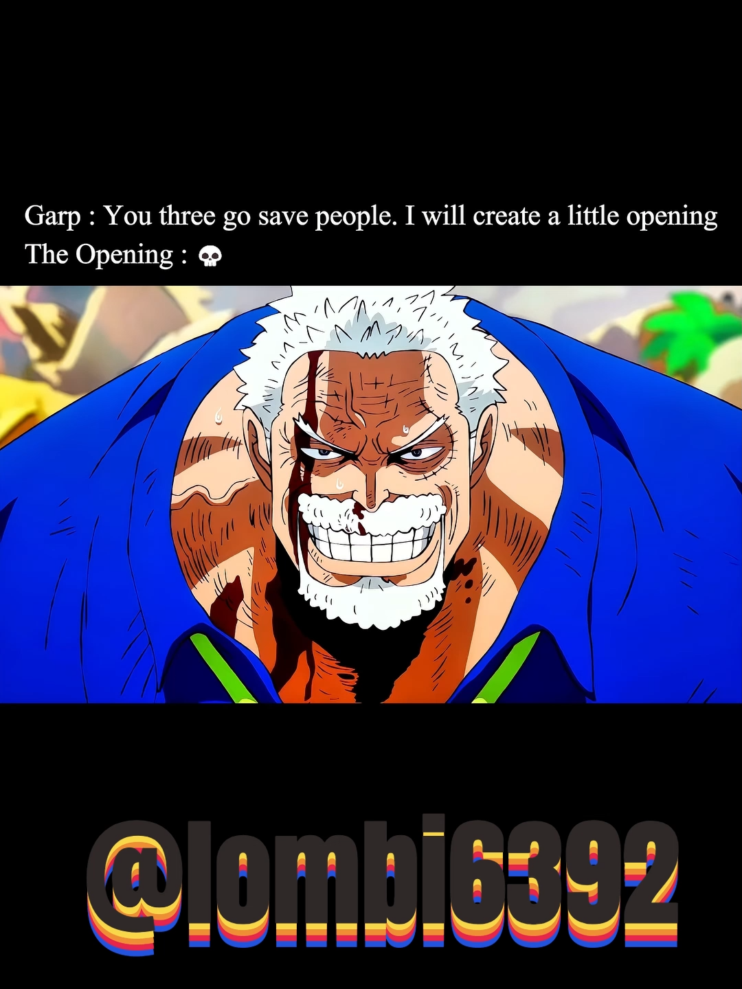 Garp is a haki Beast! #fyp #tik_tok #fouryou #for #you #page #animefyp #peak #japan #shonen #animation #animefans #onepiece #onepieceedit #monkey #d #luffy #monkeydgarp